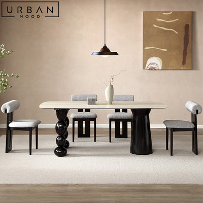 ELZAH Modern Sintered Stone Dining Table