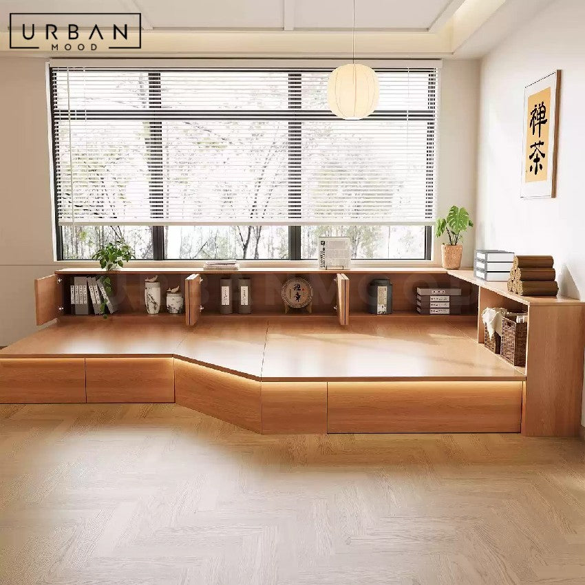 EMA Japandi Tatami Storage Platform