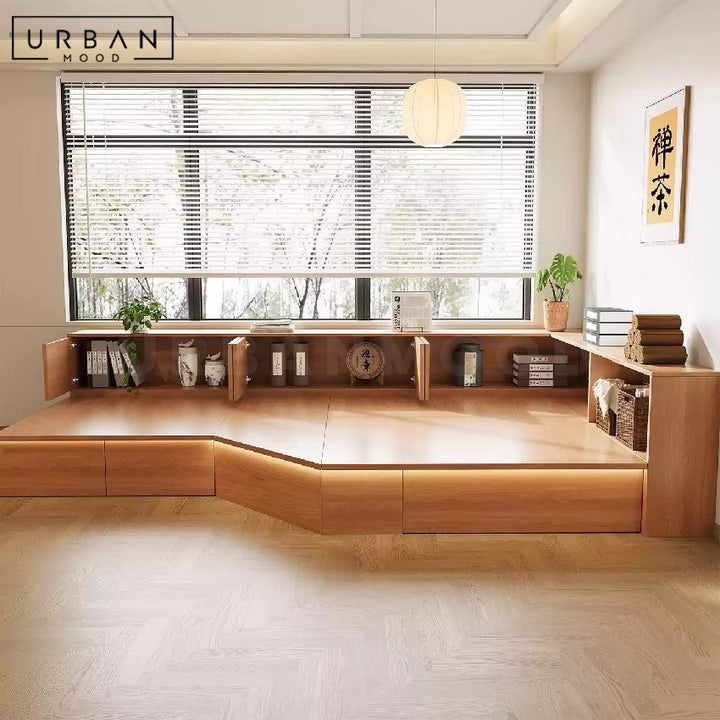 EMA Japandi Tatami Storage Platform