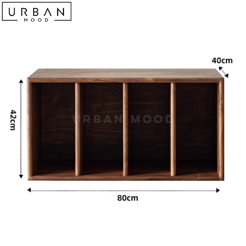 EMLA Rustic Solid Wood Modular Shelf – Urban Mood