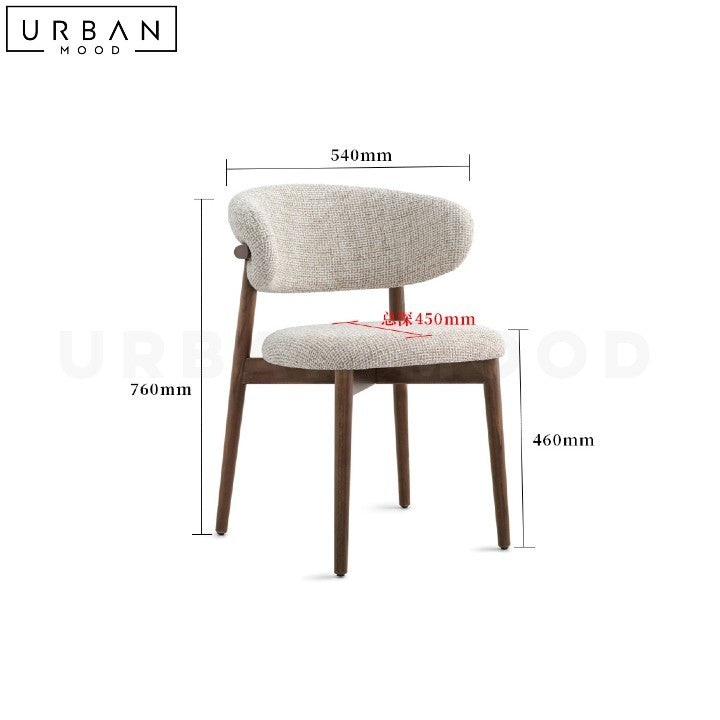 MANN Modern Fabric Dining Chair