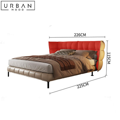 ENATO Modern Leather Bedframe