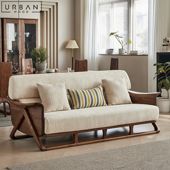 ENEM Rustic Fabric Sofa