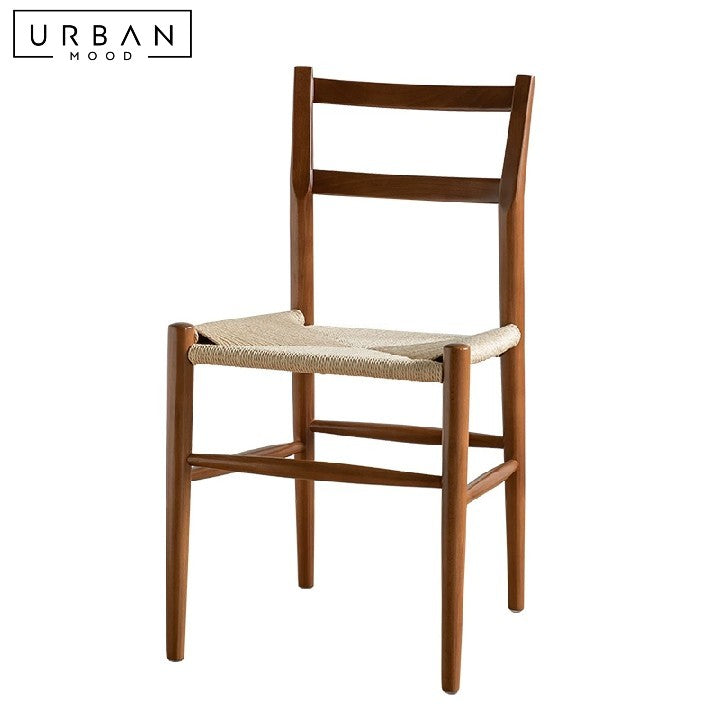 ENID Rustic Solid Wood Dining Chair