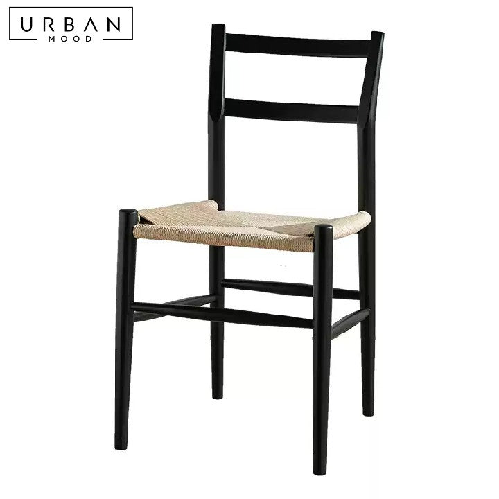 ENID Rustic Solid Wood Dining Chair