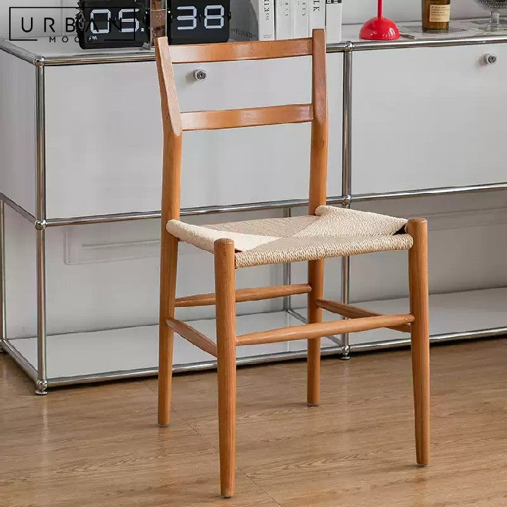 ENID Rustic Solid Wood Dining Chair