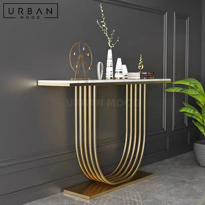 ENIGMA Modern Marble Console Table