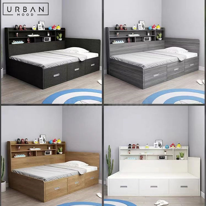 EON Modern Storage Bedframe