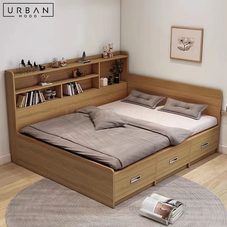 EON Modern Storage Bedframe