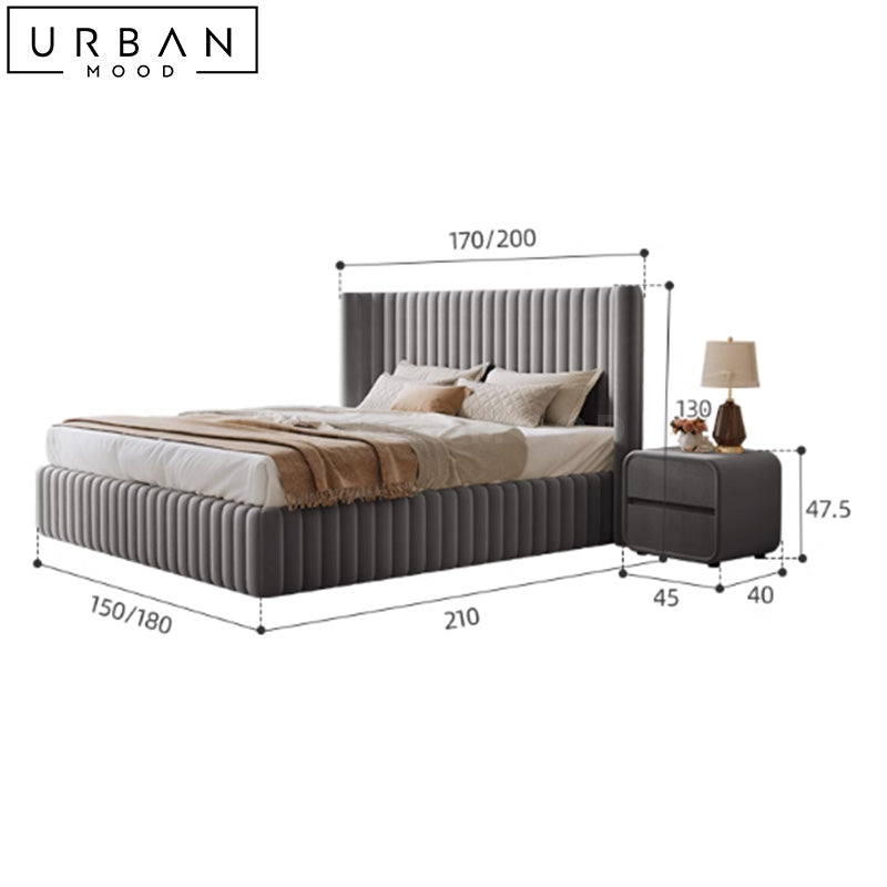 ERICA Modern Velvet Bed Frame