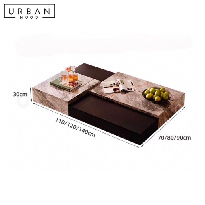 EROS Modern Sintered Stone Coffee Table