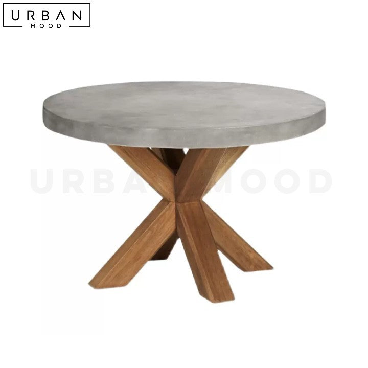 LUND Industrial Round Outdoor Table