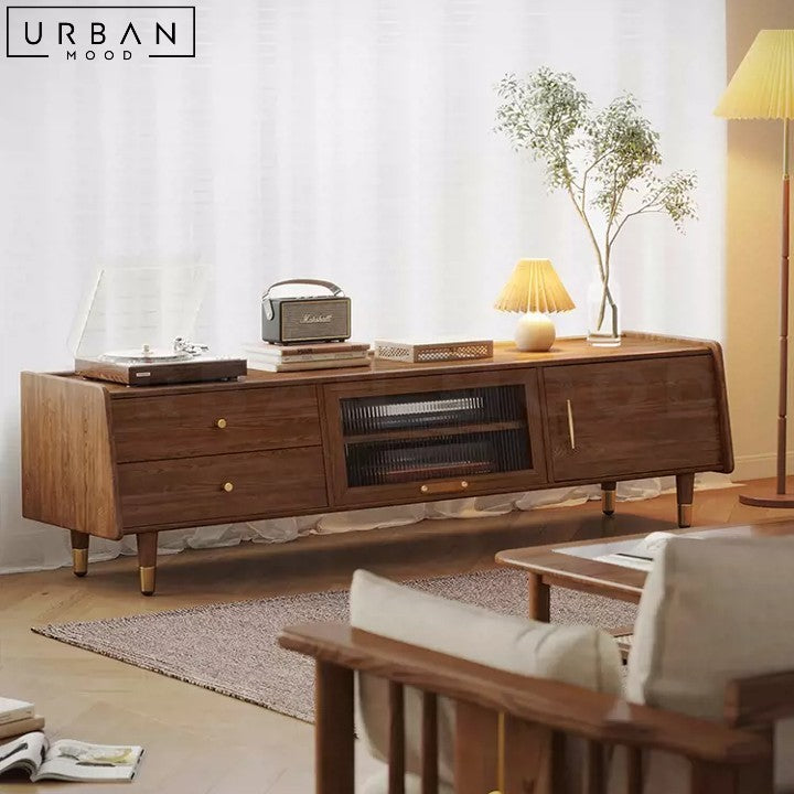 ERYN Vintage Solid Wood TV Console