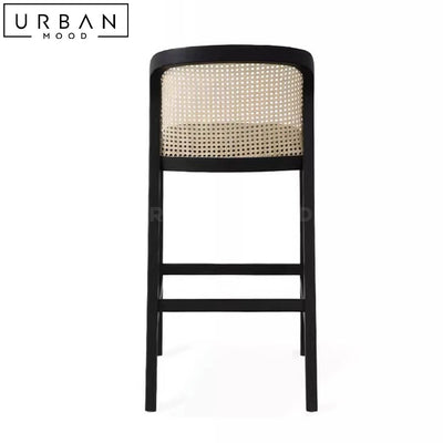 ESLEN Mid Century Rattan Bar Stool