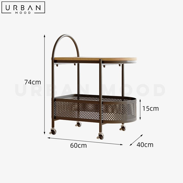 ESPIN Japandi Mobile Side Table