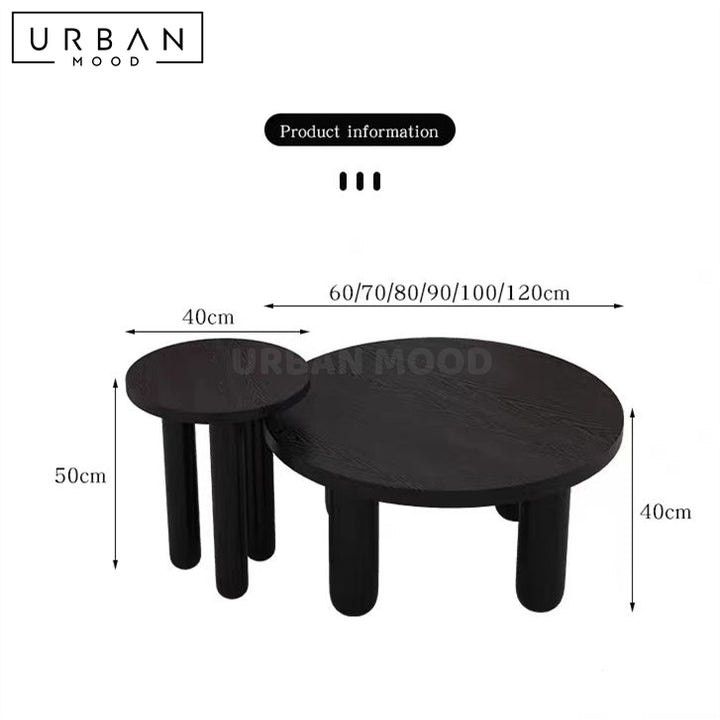 ESPRIT Japandi Solid Wood Coffee Table