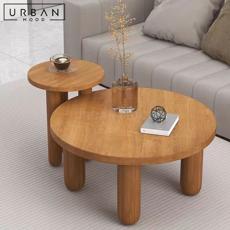ESPRIT Japandi Solid Wood Coffee Table