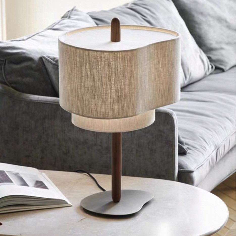 ESQUIRE Modern Linen Table Lamp - Urban Mood Singapore