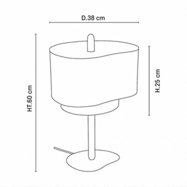 ESQUIRE Modern Linen Table Lamp - Urban Mood Singapore