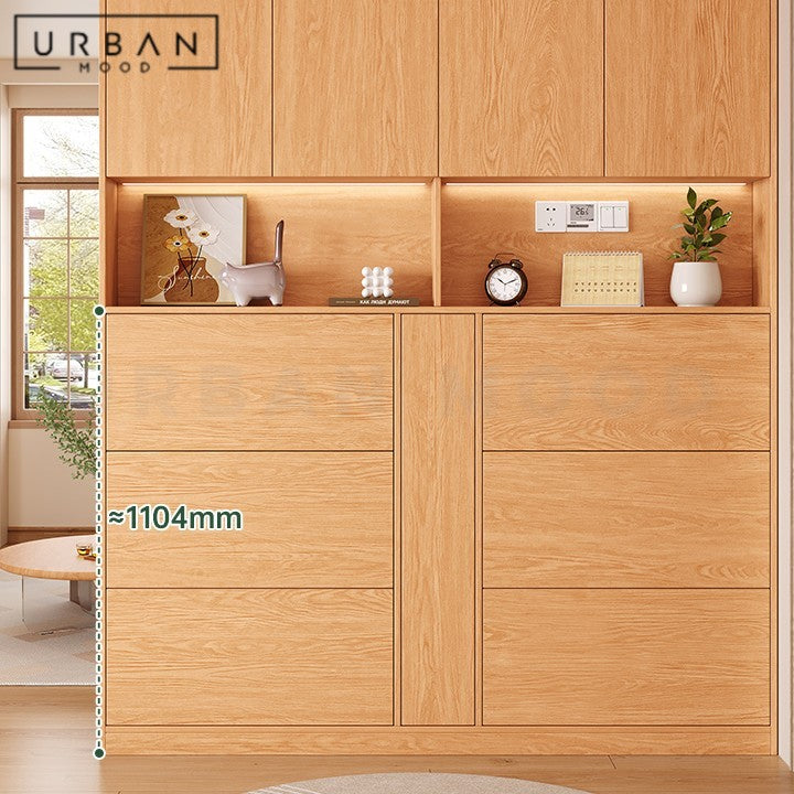 ESTRELLA Modern Solid Wood Shoe Cabinet