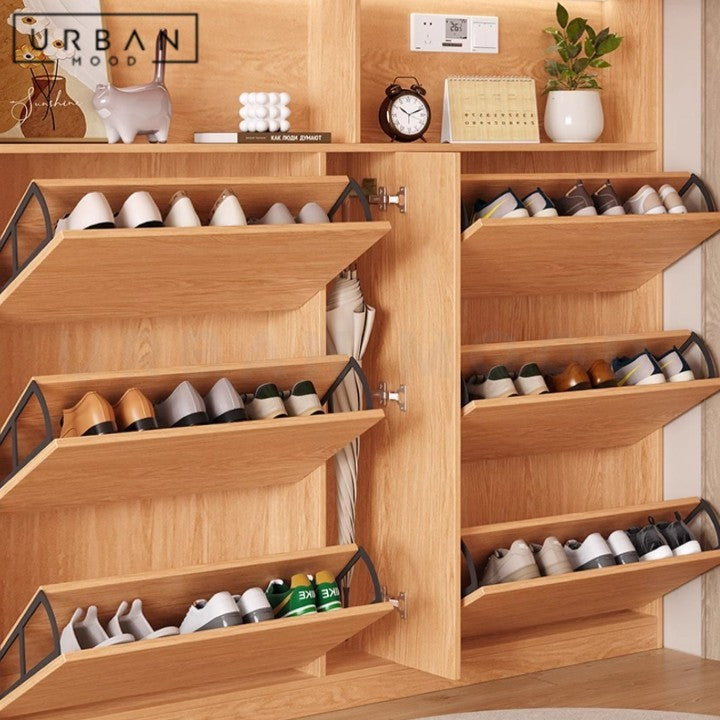 ESTRELLA Modern Solid Wood Shoe Cabinet