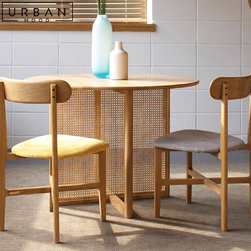 EUDIA Rattan Dining Table & Chairs