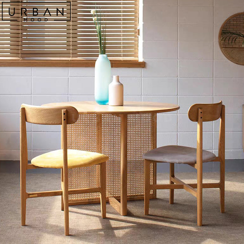 EUDIA Rattan Dining Table & Chairs