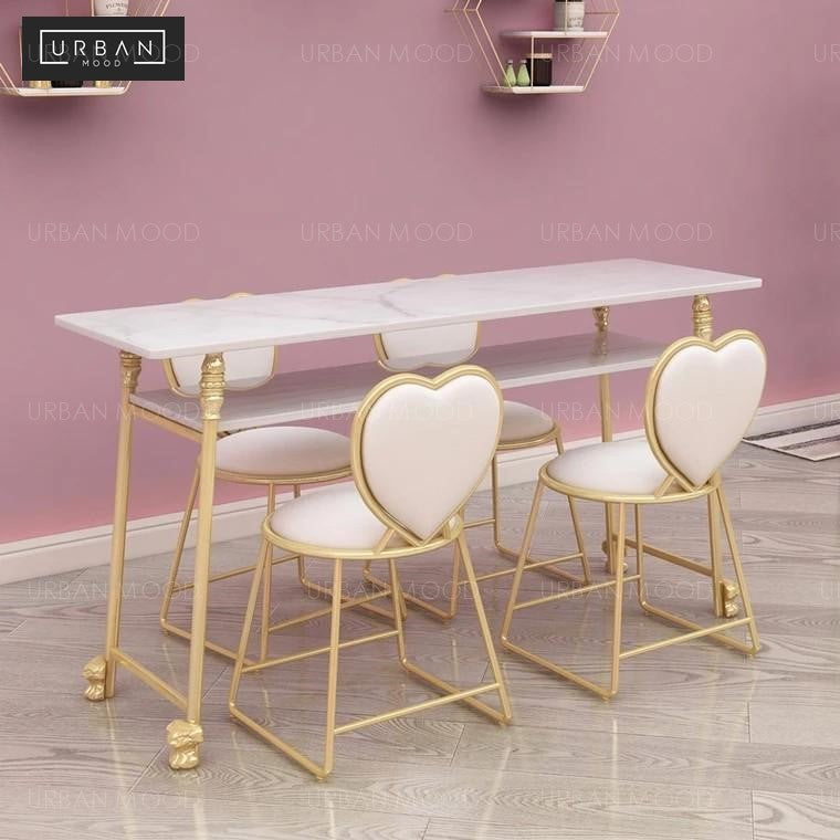 EVANDE Romantic Marble Dining Table