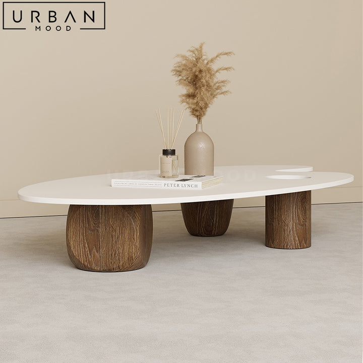 EVAN Japandi Sintered Stone Coffee Table