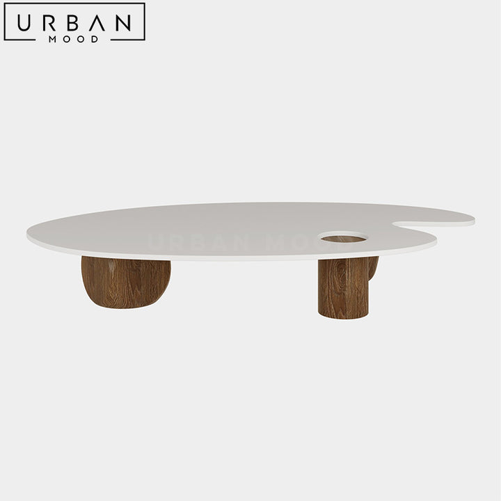 EVAN Japandi Sintered Stone Coffee Table