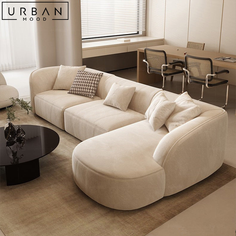 EVERE Japandi Fabric Sofa