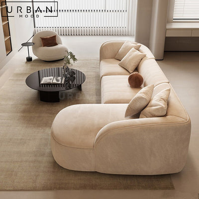 EVERE Japandi Fabric Sofa