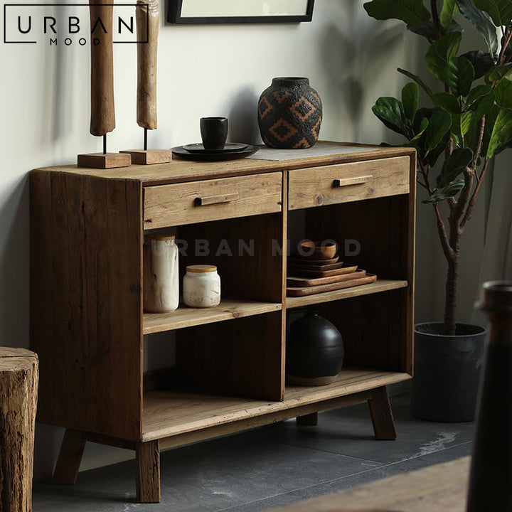 EVIN Rustic Solid Wood Sideboard