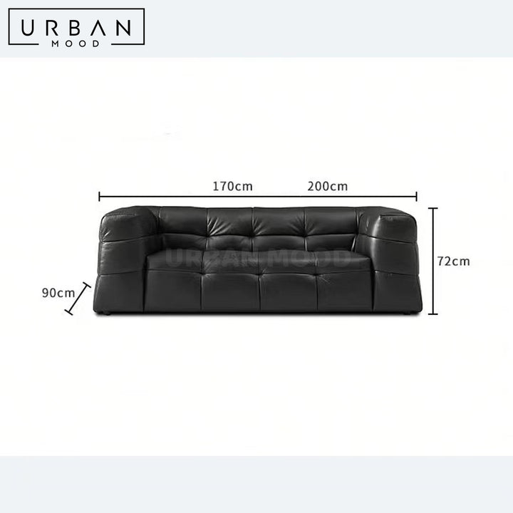 EVO Modern Leather Sofa