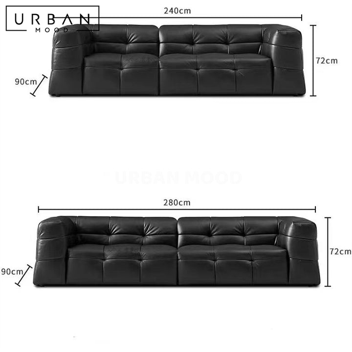 EVO Modern Leather Sofa