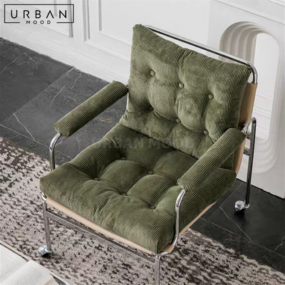 QUO Modern Mobile Suede Armchair