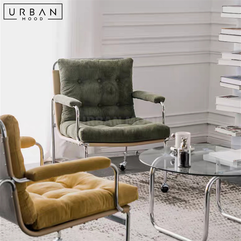 QUO Modern Mobile Suede Armchair