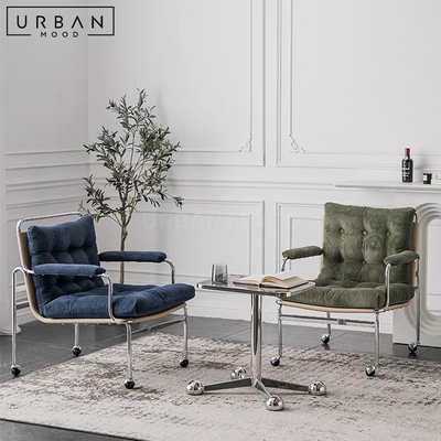 QUO Modern Mobile Suede Armchair