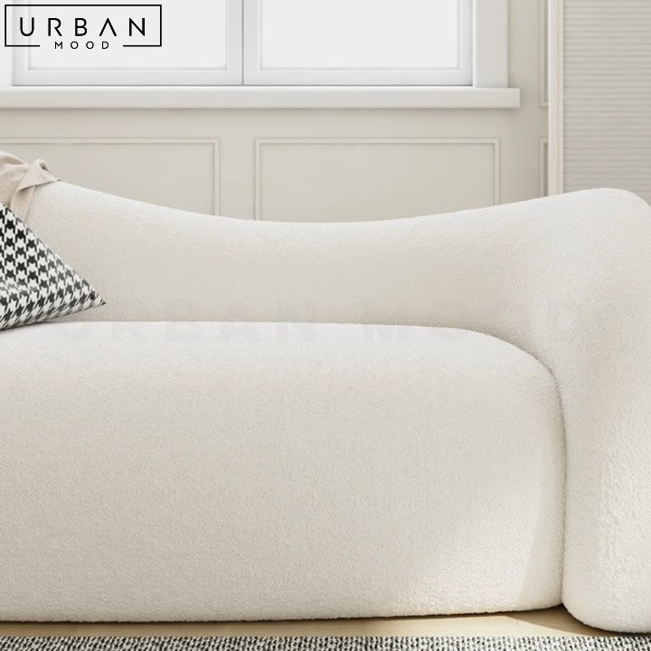 EZEKIEL Japandi Boucle Sofa