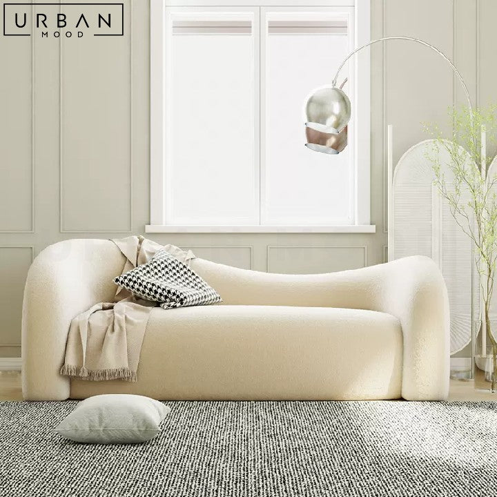 EZEKIEL Japandi Boucle Sofa