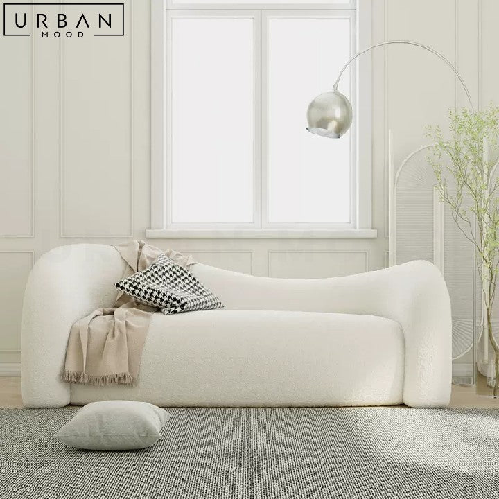 EZEKIEL Japandi Boucle Sofa