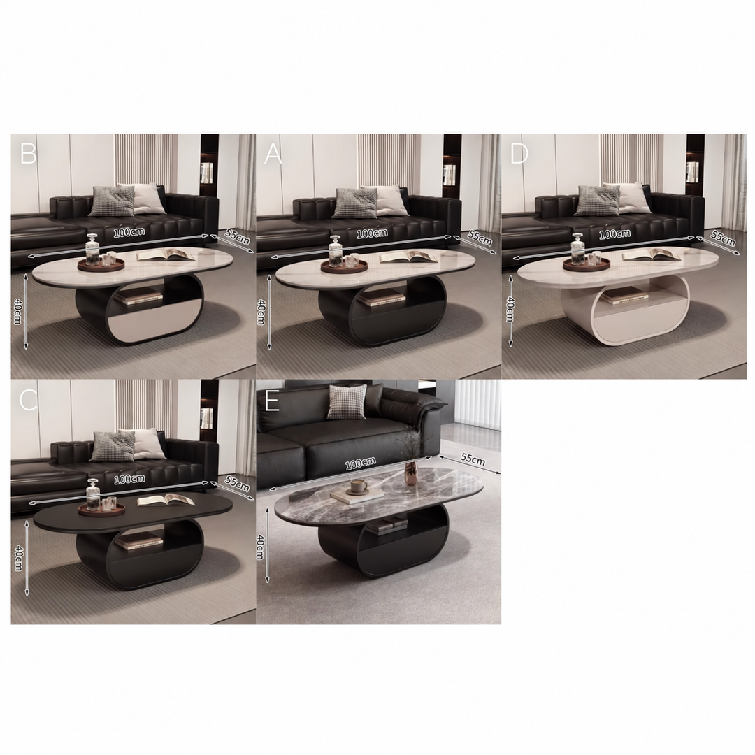 BELN Modern Sintered Stone Coffee Table - Cassa Haus Singapore