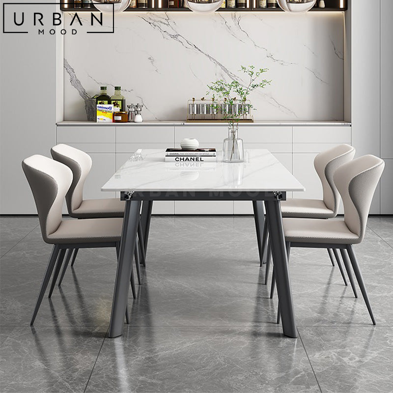 FABIO Modern Extendable Sintered Stone Dining Table