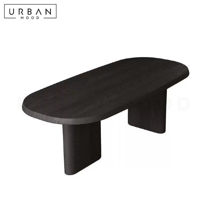 FARGE Modern Solid Wood Dining Table