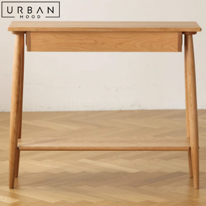 FALCO Japandi Solid Wood Console Table