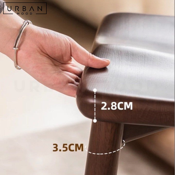 6 Inch Falkner FALKNER Modern Solid Wood Bar Stool – Urban Mood