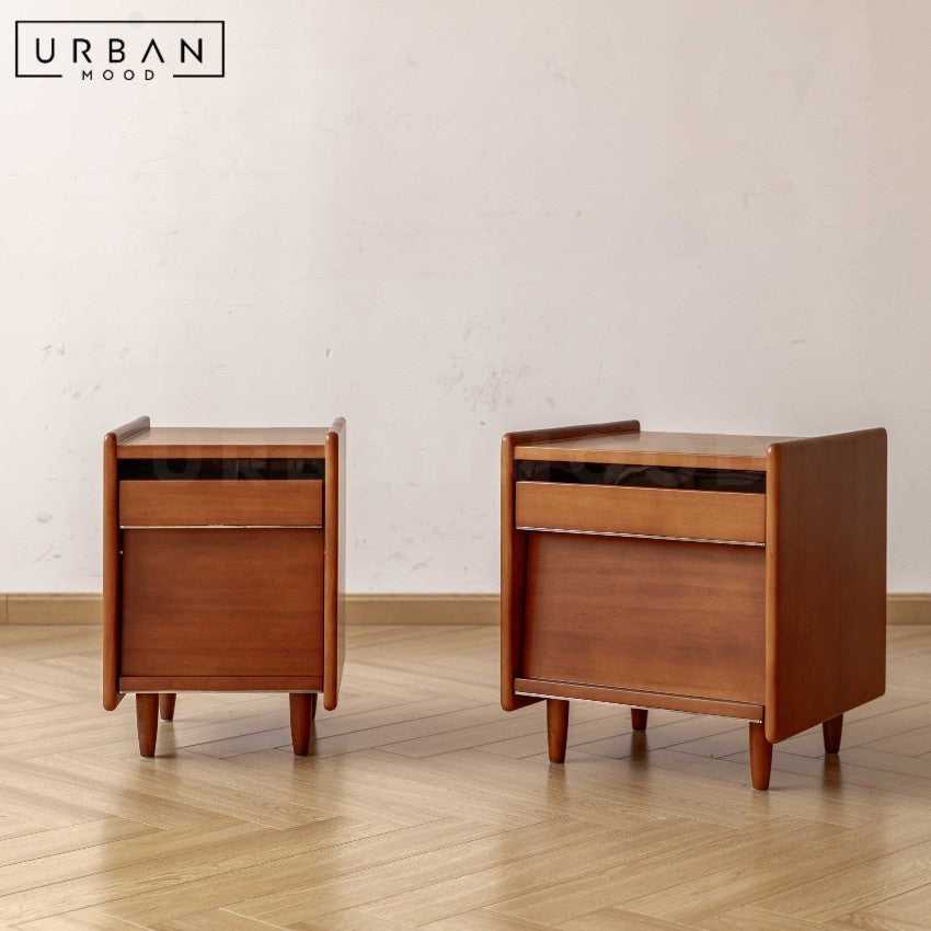 FALKEN Modern Solid Wood Bedside Table