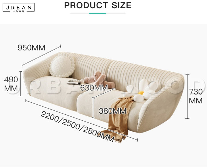 FARING Modern Leathaire Sofa