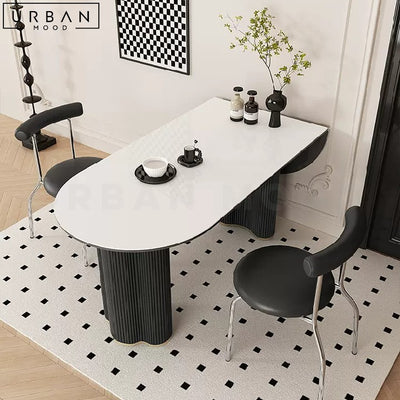 FAUSTINE Modern Extendable Sintered Stone Dining Table