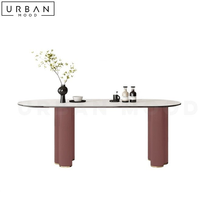 FAUSTINE Modern Extendable Sintered Stone Dining Table